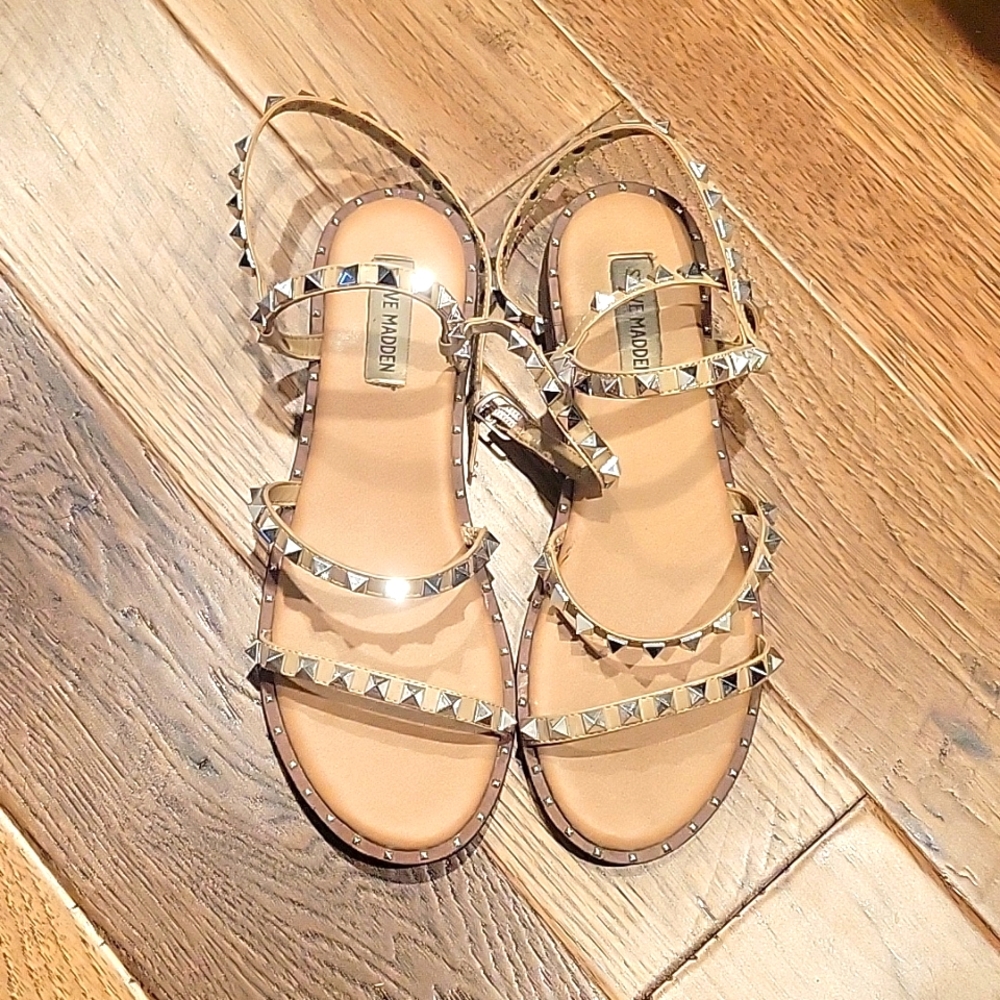 Steve Madden Travel Strappy Stud Sandal